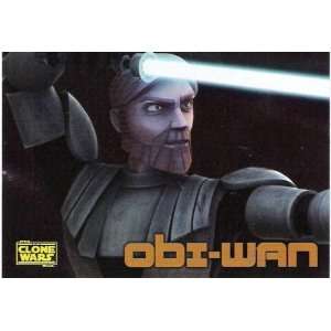  Star Wars The Clone Wars Foil Card Obi Wan Kenobi #2: Toys 