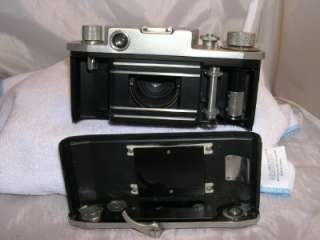 Vintage Ricoh 35 Film Camera W/ Leather Case & Flash Attachment #V704 