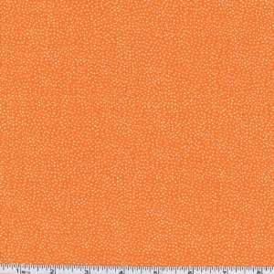  45 Wide Paper Dolls Dot Orange Fabric By The Yard: Arts 