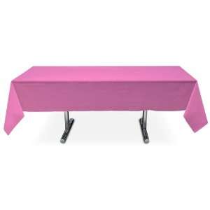  Plastic Table Cover  Hot Pink