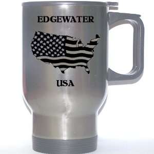  US Flag   Edgewater, Florida (FL) Stainless Steel Mug 