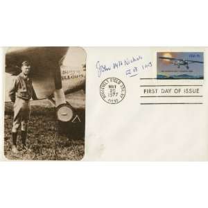 John Nichols Member of the Early Birds of Aviation Autographed Vintage 