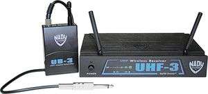 Nady UHF 3 Instrument Wireless System MU4/493.55 634343259612  