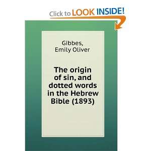  The origin of sin, and dotted words in the Hebrew Bible 