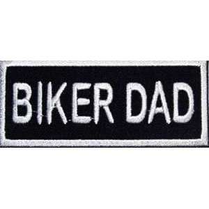  BIKER DAD Fun Embroidered Quality Nice Biker Vest Patch 