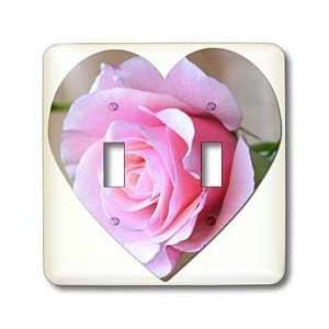 Flowers   Sweet Pink Rose Heart  Flowers  Romantic Photography   Light 