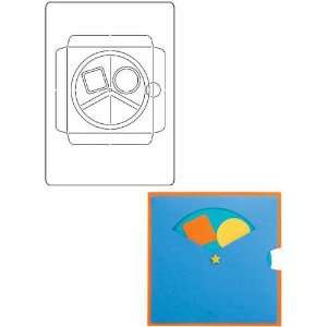  Provo Craft Coluzzle Shape Template   Stampendous Spinner 