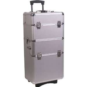  SILVER PRO ROLLING MAKEUP CASE   MW01: Electronics