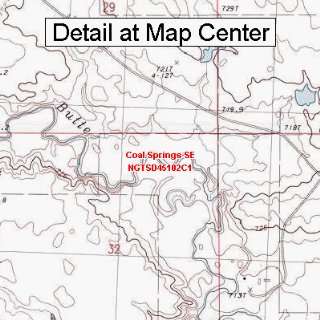   Map   Coal Springs SE, South Dakota (Folded/Waterproof) Sports