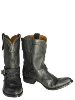 Old Gringo Pisa Jurassic Blk Mens Cowboy Boots 10 234  