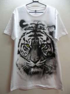 Tiger Animal Fashion 80s New Wave Punk Rock T Shirt L  