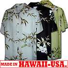 Paradise Bamboo Mens Rayon Hawaiian Shirt 470 113 NEW Made in USA 