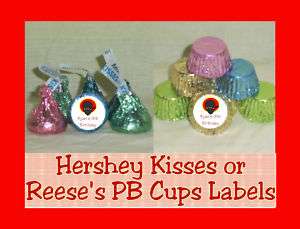 Martial Art Karate Party Favor Candy Kiss Kisses Labels  