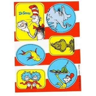 Dr Seuss Classic Book Characters Party Stickers (4 sheets)