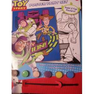   Toy Story Poster Paint Set ~ Buzz Lightyear & Toys in Action!: Toys