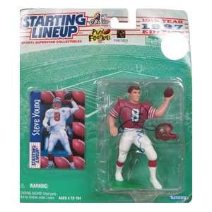  Steve Young Autographed Starting Lineup Figurine: Sports 
