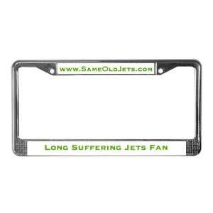 Long Suffering Jets Fan License Plate Frame by 