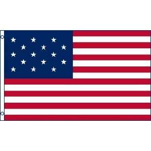 Wholesale Lot 100 pc Case American Historical Flags 15 Star Spangled 