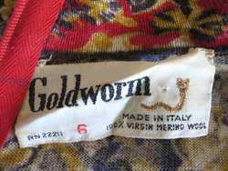   BY GOLDWORM IS MADE IN ITALY FROM A FINE VIRGIN MERINO WOOL JERSEY