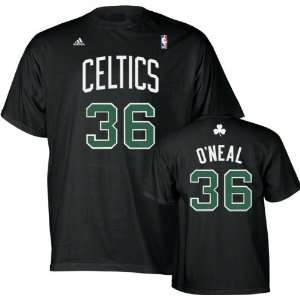  Shaquille ONeal adidas Black Name and Number Boston Celtics 