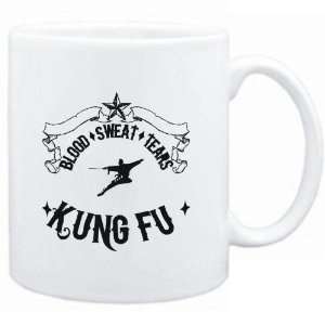  Mug White  BLOOD / SWEAT / TEARS  Kung Fu  Sports 