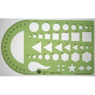   Shapes Symbols Drawing Drafting Template Stencil: Office Products