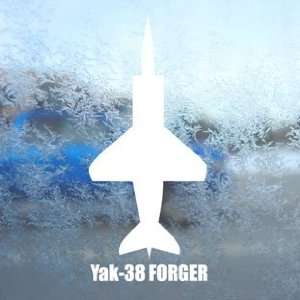  Yak 38 FORGER White Decal Military Soldier Window White 