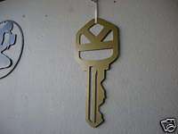 Metal Key Shop sign BIG 20 inch long key 14 ga steel  