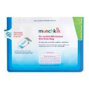   : Munchkin Steam Guard Microwave Sterilizer Bags, 6 Pack, White: Baby