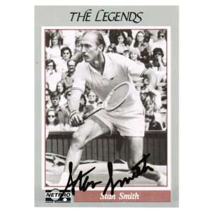  Tennis Express Stan Smith Signed Legends Card