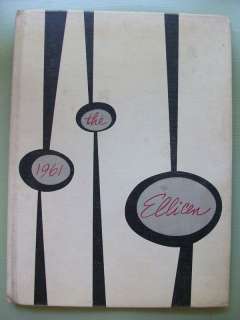 ELLICOTTVILLE NY CENTRAL HIGH SCHOOL 1961 YEARBOOK  