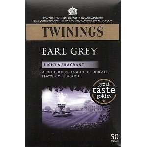 Twinings Earl Grey Tea   50 Pack  Grocery & Gourmet Food