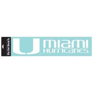  University Of Miami (Florida) Die cut decals Sports 