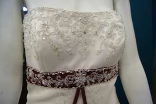 Mori Lee by Madeline Gardner White & Ruby Strapless Wedding Dress 
