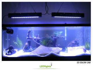 Aqua Pro 150W (50x3W) CREE LED Aquarium Reef Tank Light White/Blue 