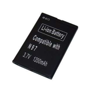   EXTENDED LIFE 1200mAh Battery for Nokia N97: Cell Phones & Accessories