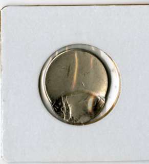 US Coin 1991 Jefferson 5c Off Center Error  