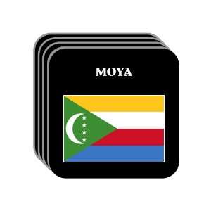  Comoros   MOYA Set of 4 Mini Mousepad Coasters 