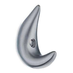 Small Moon Hook in Brushed Chrome Finish (Set of 10 