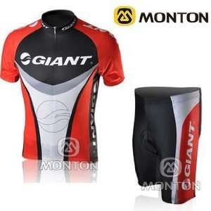  2010 giant team red cycling jersey short suit a089 Sports 