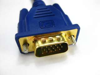 HDMI Male to VGA 15 P Pin Male Adapter Converter Cable  
