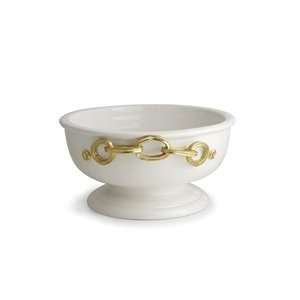  Arte Italica Palazzo Gold Footed Bowl: Kitchen & Dining