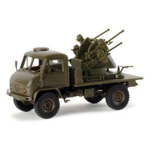  Unimog S With Anti Aircraft Gun 696 German Army: Toys 