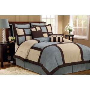  Duck River Textile Palermo King Comforter Set, Blue: Home 