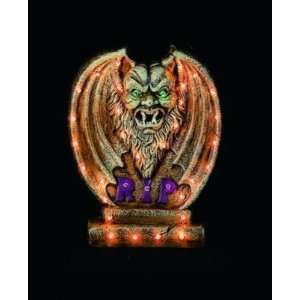   650071 26 Inch Monster Tombstone RIP with 35 Lights: Home & Kitchen