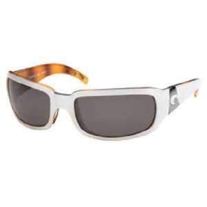 Costa Del Mar CIN Sunglasses   White Tortoise Frame   Dark Gray 