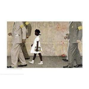  Norman Rockwell   The Problem We All Live With Giclee 