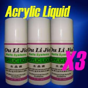 Nail Acrylic Liquid Crystal Effect Acrylic Powder X 3PC  