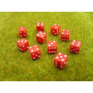  SphereWars Miniatures: Life Dice (Red)(10): Toys & Games