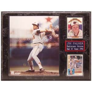  MLB Orioles Jim Palmer 2 Card Plaque